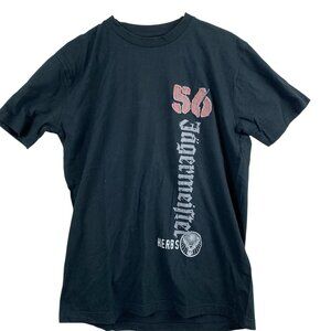 Jägermeister Mens T-Shirt Size M 56 Herbs Y2K  Casual Graphic Tee Crew Neck